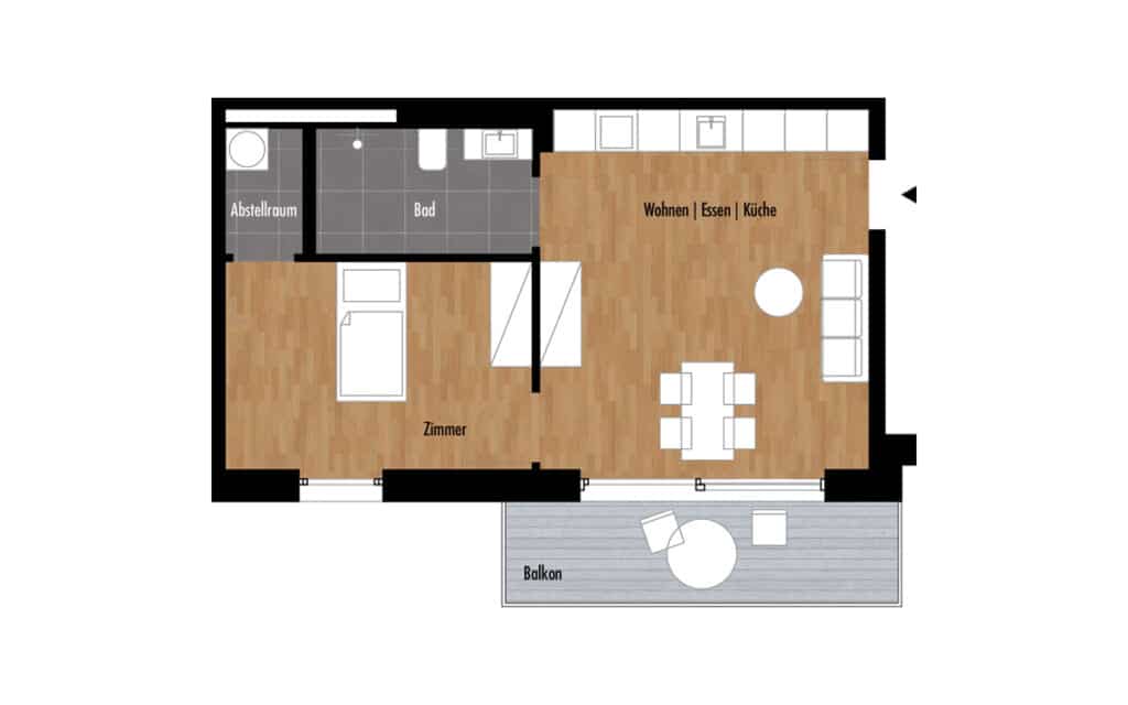 2 Zimmer