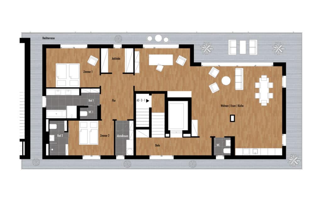4 Zimmer